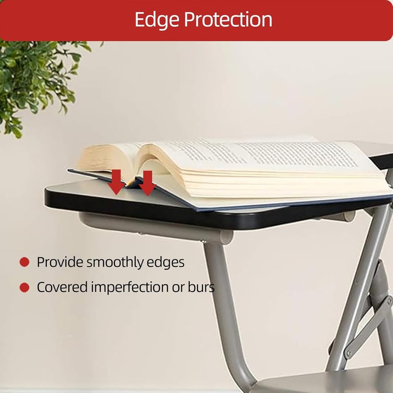 Aroilder T Rubber Trim Molding, Fit 3/4 inch Edge, Shelf Edging Banding, Center Barb Tee Moulding for Tables, Floor Transition Strip, Machines Decorative, Black, 20FT - Image 4